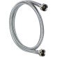 Certified Appliance Accessories 2 pk Braided Stainless Steel Washing Machine Hoses, 6ft