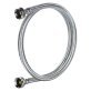 Certified Appliance Accessories Braided Stainless Steel Washing Machine Hose, 8ft