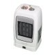 Comfort Glow® CEH255 1,500-Watt-Max Portable Oscillating Ceramic Fan Heater with Thermostat, White