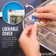 Nadex Coins™ Clear Acrylic Cash Box with Slipping Cover