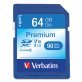 Verbatim® 64-GB Class 10, UHS-1 V10 U1 Premium SDXC™ Memory Card