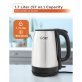 Commercial Chef 1,500-Watt 57-Oz. Cordless Stainless Steel Electric Kettle with Automatic Shutoff and Detachable Base