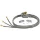 Certified Appliance Accessories 3-Wire Eyelet 50-Amp Range Cord, 4ft