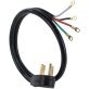 Certified Appliance Accessories 4-Wire Eyelet 30-Amp Dryer Cord, 5ft