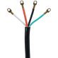 Certified Appliance Accessories 4-Wire Eyelet 40-Amp Range Cord, 4ft