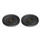 Pioneer® TS-A6991F 6-In. x 9-In. 700-Watt 5-Way Full-Range Coaxial Speakers Gold and Black, Max Power 2 Pack