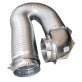 Builder's Best® 4" x 8ft UL Transition-Duct Single-Elbow Kit
