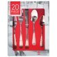 EuroHome 20-Piece Heavyweight Stainless Steel Cutlery Set