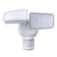 Home Zone Security® SMD Linkable 2-Light Motion-Sensing Solar-LED Flood Light, 1,500 Lumens, 2 Pack