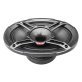 DB Drive™ WDXMOTO Series WDX69MOTO-CD 6-In. x 9-In. 650-Watt-Max-Power 2-Way Full-Range Speakers with Backloaded Compression Driver, Black, 2 Count