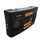 Sangean® AM/FM Stereo Portable Radio with Voice Prompts, PR-D17, Black