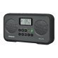 Sangean® AM/FM Stereo Digital Tuning Portable Radio, PR-D19, Gray with Black Protective Bumper
