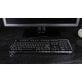 Azio MK Retro USB Wired Mechanical Typewriter Keyboard for PC, Black