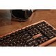 Azio Retro Classic Bluetooth®/USB Hybrid Computer Keyboard for Mac® and PC, Backlit (Artisan Leather)