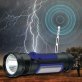 Azpen® 8-in-1 Emergency LED Flashlight with AM/FM Weather Radio and SOS Alarm, AFR200 (Blue)