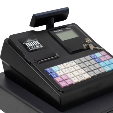 Nadex™ Coins CR360 Thermal-Print Electronic Cash Register (Black)