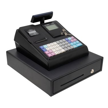 Nadex™ Coins CR360 Thermal-Print Electronic Cash Register (Black)