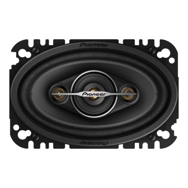 Pioneer® TS-A4671F 4-In. x 6-In. 210-Watt 4-Way Full-Range Coaxial Speakers Black, Max Power 2 Pack