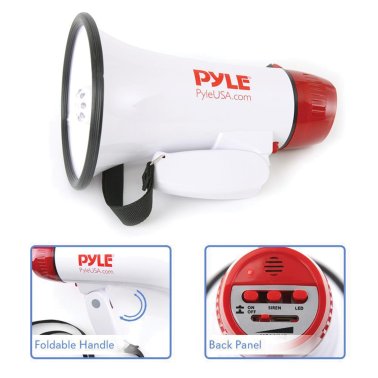 Pyle® 30-Watt Mini Compact Megaphone/Bullhorn
