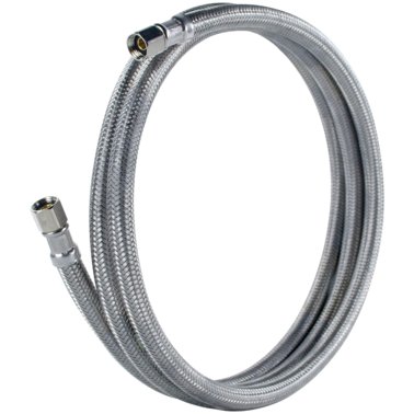 Certified Appliance Accessories Braided Stainless Steel Ice Maker Connector, 6ft