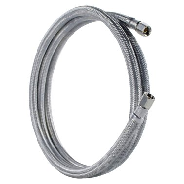 Certified Appliance Accessories Braided Stainless Steel Ice Maker Connector, 8ft
