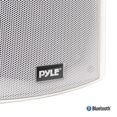 Pyle® PDWR61BTWT 60-Watt-Continuous-Power Indoor/Outdoor Wall-Mount Bluetooth® Speaker Set, White, 2 Count