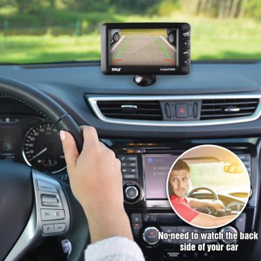 Pyle® 4.3" LCD Monitor & Wireless Backup Camera with Parking/Reverse Assist System