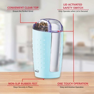 Brentwood® 4-Oz. Coffee and Spice Grinder (Blue)