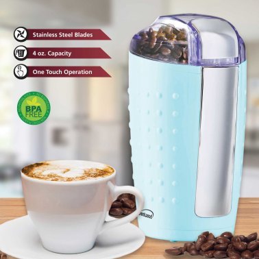 Brentwood® 4-Oz. Coffee and Spice Grinder (Blue)