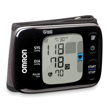 Omron® 7 Series® Bluetooth® Wrist Blood Pressure Monitor with LED Display, Omron® Connect App, FSA/HSA Eligible, for Home Use