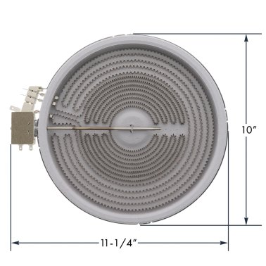 ERP® Replacement Dual Radiant Heat Element for Electrolux® Part Number 316282000