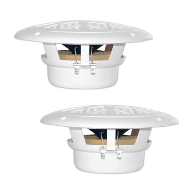 Pyle® Hydra Series 6.5-In., 120-Watt 2-Way Marine Speakers, White 2 Pack