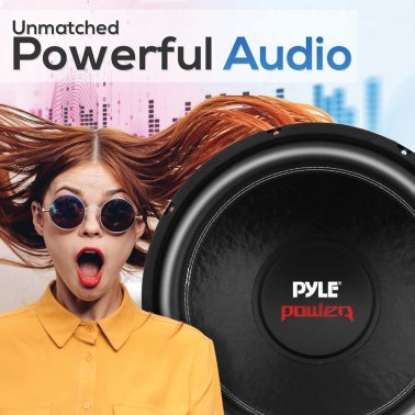 Pyle® Power Series PLPW15D 15-In. 2,000-Watt-Max 4-Ohm. Dual-Voice-Coil Subwoofer