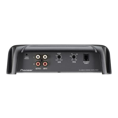 Pioneer® GM-DX871 1,600-Watt-Max 1-Channel Class D Amplifier with Wired Bass Boost Remote