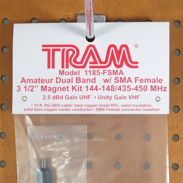 Tram® Amateur Dual-Band Magnet Antenna with SMA-Female Connector