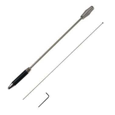 Tram® Center-Load Stainless Steel Whip CB Magnet-Mount Antenna Kit with 3-1/2-In. Magnet and Cable