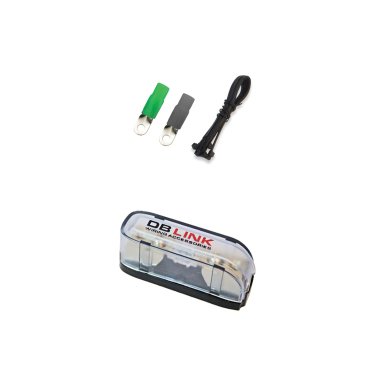 DB Link® X-Treme Green Series 8-Gauge Amp Installation Kit with 60-Amp Mini-ANL Fuse