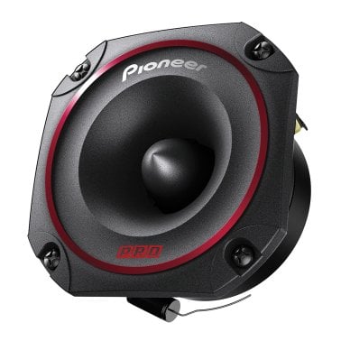 Pioneer® P.R.O. Series TS-B351PRO 3.5-In. 300-Watt-Max-Power Bullet Tweeters, Black and Red, 2 Count