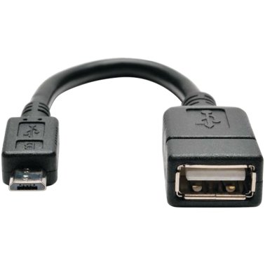 Tripp Lite® by Eaton® Micro USB OTG Host Adapter Cable, 6-In.