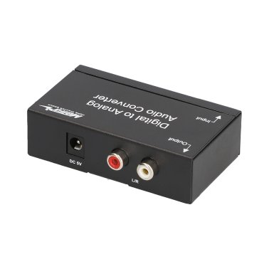 Metra® Digital TOSLINK®/Optical SPDIF to RCA Audio Converter
