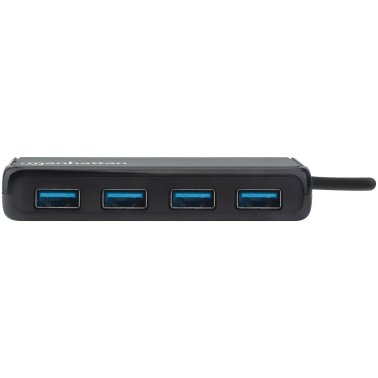 Manhattan® 4-Port USB 3.2 Gen 1 Hub with USB-C®-Male to 4 USB-A Females