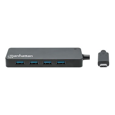 Manhattan® 7-Port USB 3.0 Type-A Hub with Type-C® Connector