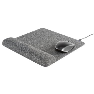 Allsop® PowerTrack Plush Wireless Charging Mousepad with Wrist Rest