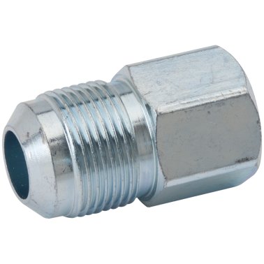 BrassCraft® 5/8-In. OD Flare (15/16-16 Thread) x 1/2-In. FIP Steel Gas Fitting, MAU1-10-8S