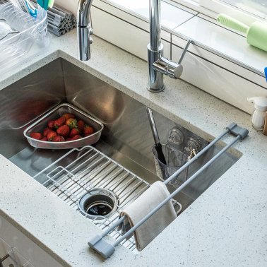Better Houseware Stainless Steel Mesh Corner Sink Strainer