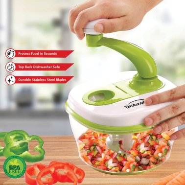 Brentwood® Food Processor with 8-Cup Storage Container, Stainless Steel Blades, and Paddle Mixer