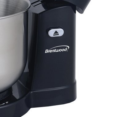 Brentwood® 5-Speed Stand Mixer with 3.5-Quart Stainless Steel Mixing Bowl (Black)