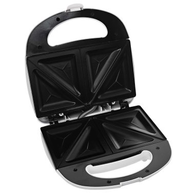 Brentwood® Nonstick Compact Dual Sandwich Maker (White)