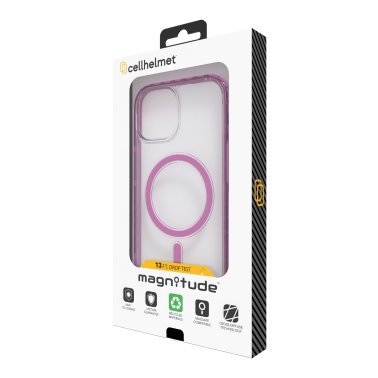 cellhelmet® Magnitude® Series MagSafe®-Compatible Case (iPhone® 15 Pro Max; Vivid Magenta)