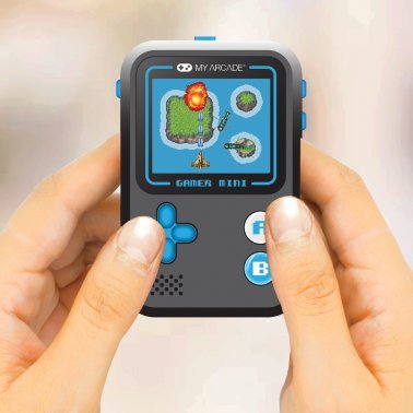 My Arcade® Gamer Mini Classic 160-in-1 Handheld Game System (Black/Blue)